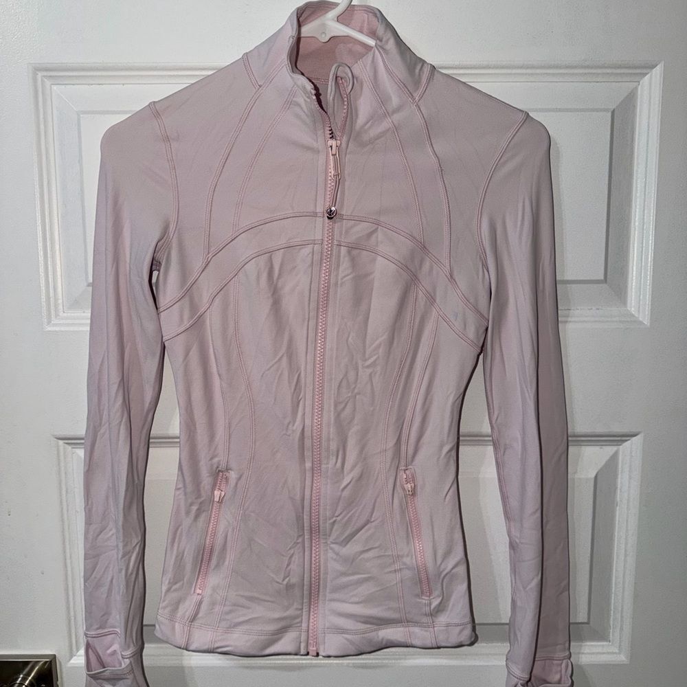 Lululemon Define Crop Jacket- Strawberry Milkshake